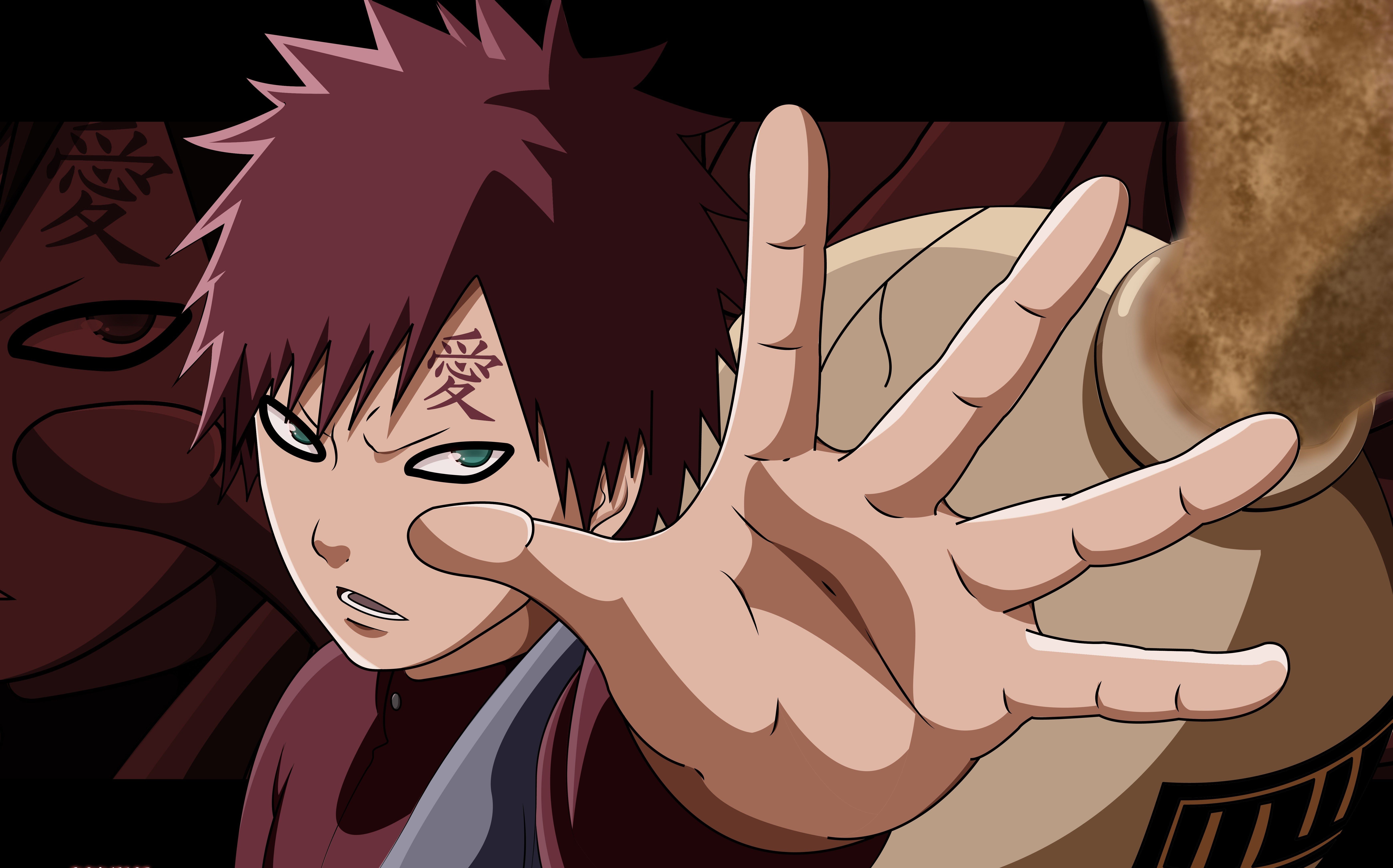 6959x4336 Wallpaper love, game, Naruto, anime, sand, ninja, hand, manga for mobile and desktop, section сёнэн, resolution 6959x4336