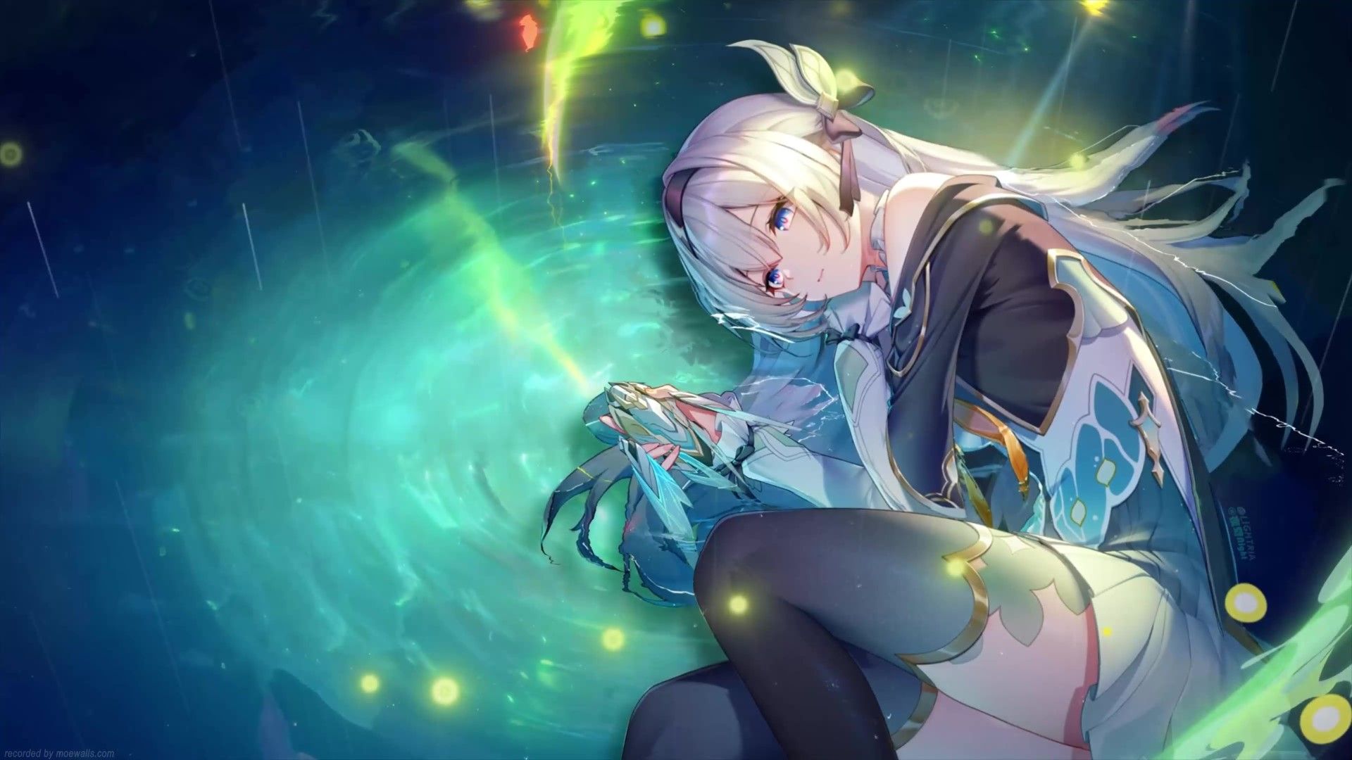 1920x1080 Firefly Lying In The Water Honkai: Star Rail Live Wallpaper