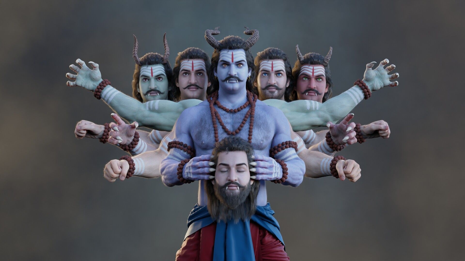 1920x1080 NTR as Ravana