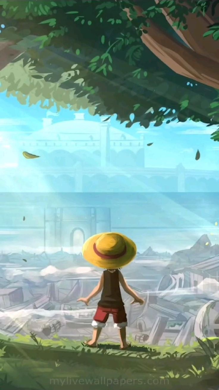 736x1308 one piece. Paisaje de fantasía, Pinturas digitales, Whatsapp wallpaper HD. Anime scenery wallpaper, Anime scenery, Anime background wallpaper