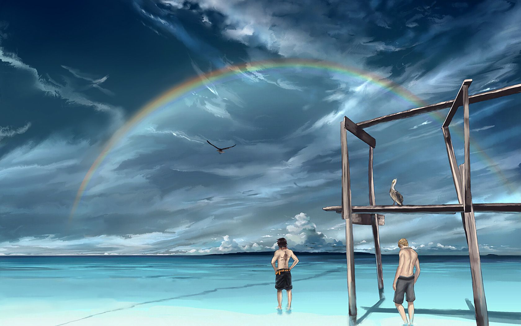 1680x1050 One Piece Scenery Wallpaperx1050