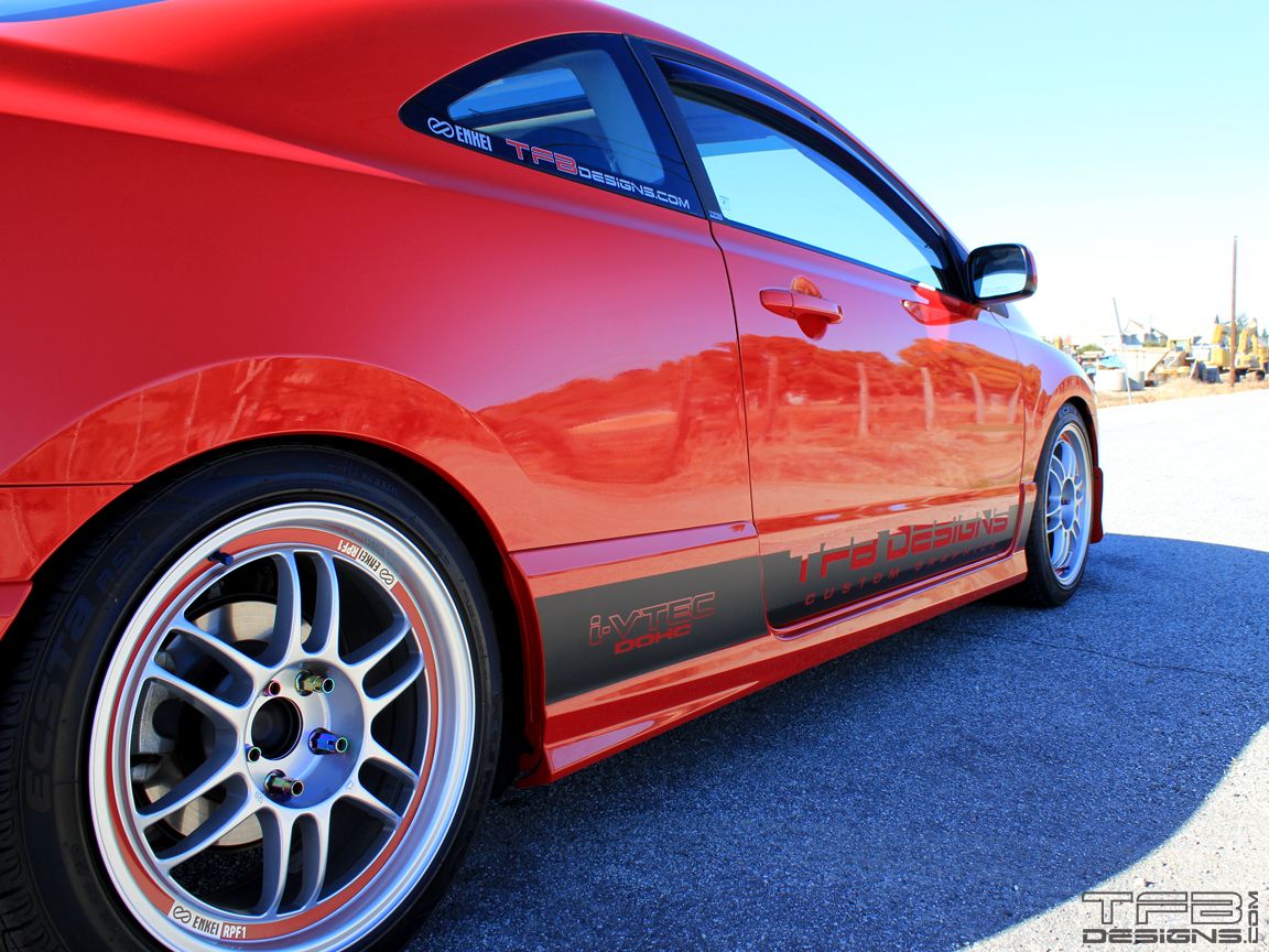 1152x864 Rim Lip Decals for Enkei RPF1 Wheels or 18 Inch