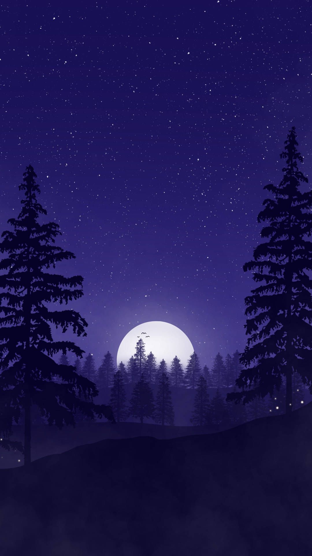 1080x1920 Dark Purple iPhone Wallpaper