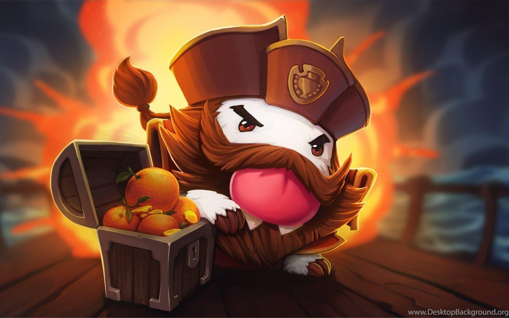 1680x1050 Download HD League Of Legends, Poro, Gangplank Wallpaper Desktop