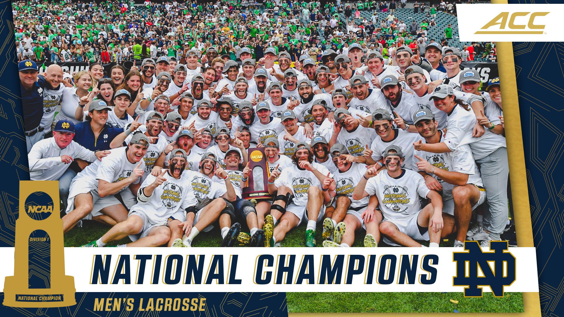 1920x1080 Notre Dame Captures Second Straight NCAA Men's Lacrosse Championship Coast Conference