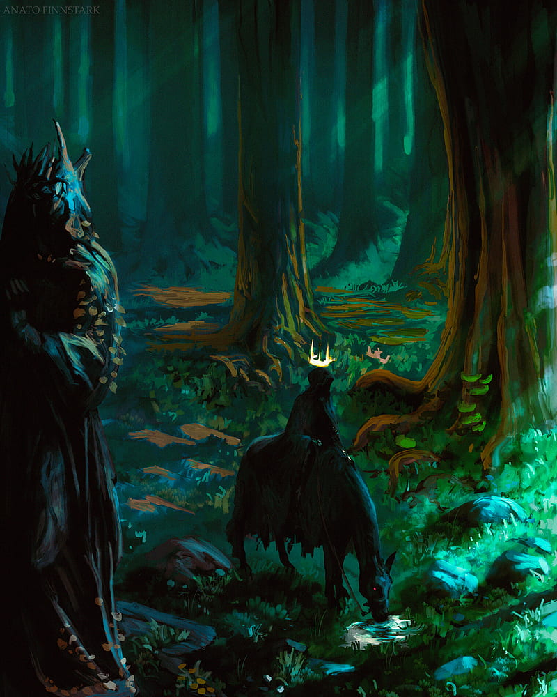 800x1000 Artwork, fantasy art, Anato Finnstark, The Lord of the Rings, Middle Earth, Nazgûl, HD phone wallpaper