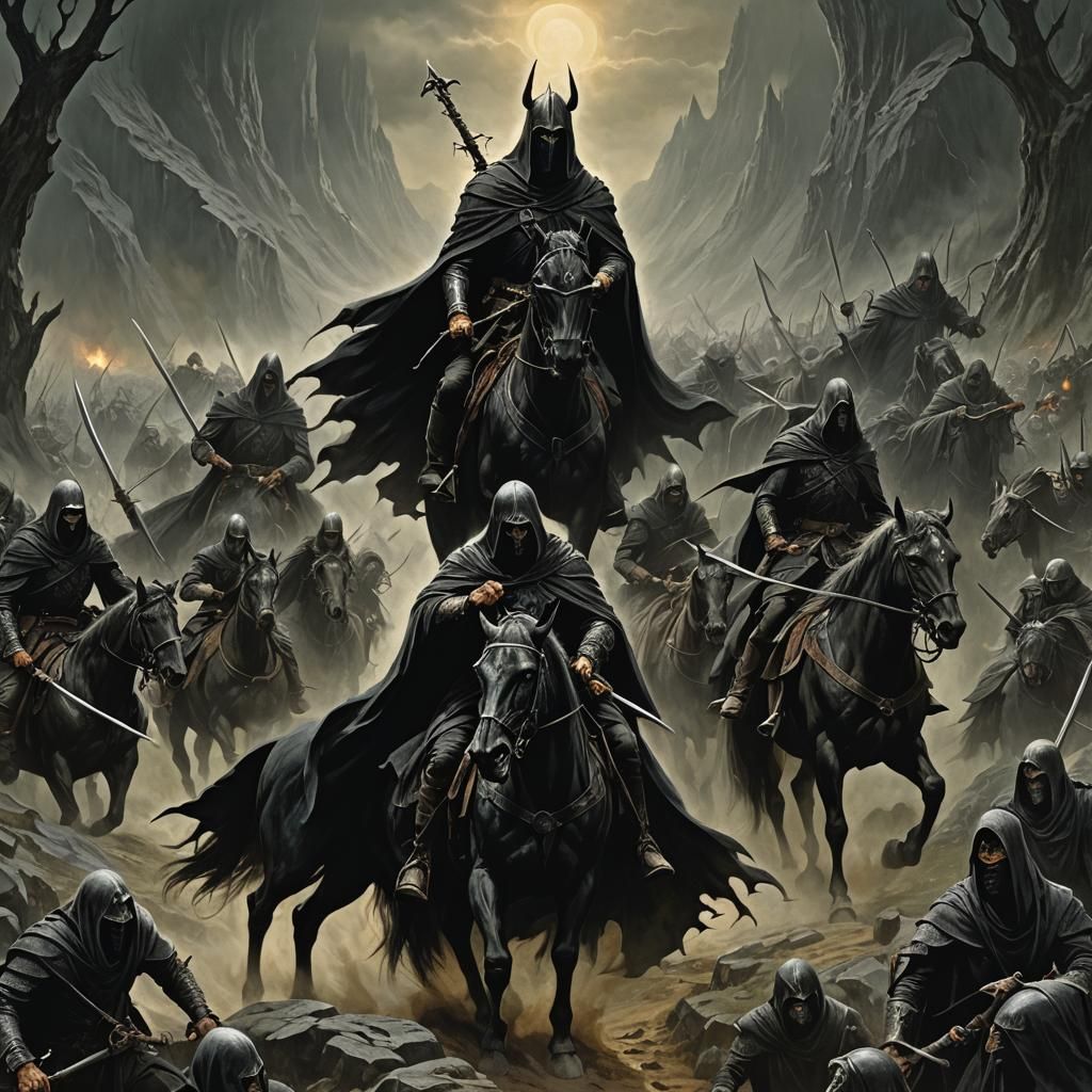 1024x1024 The Nazgûl: Dreaded Ringwraiths in Volumetric Ligh
