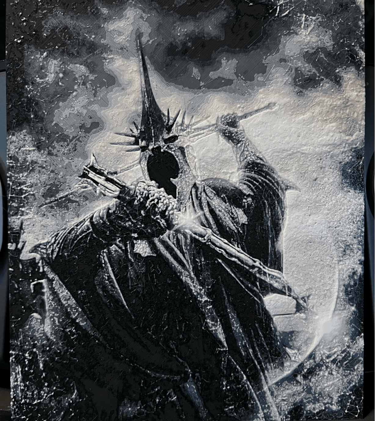 1228x1377 Nazgul witch king(lord of the rings) hueforge 3D Print Model