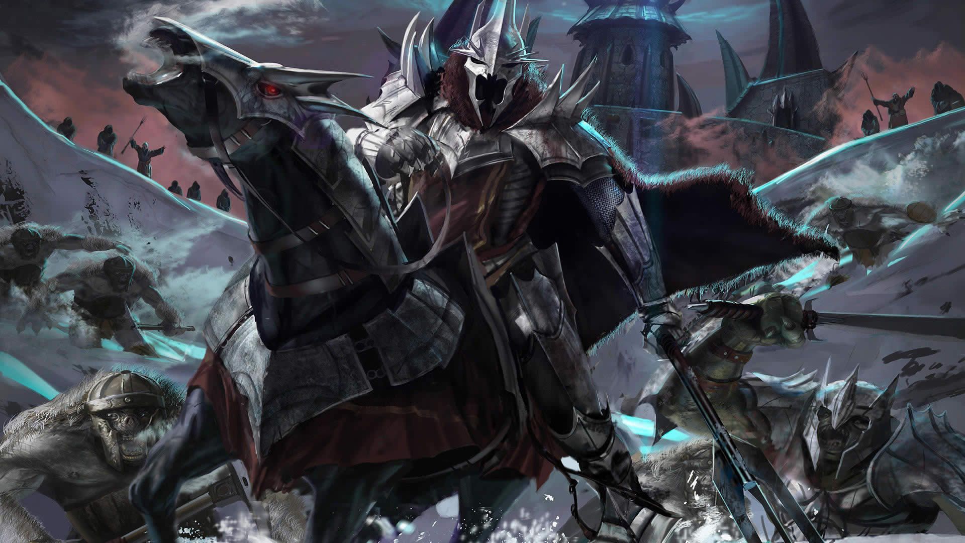 1920x1080 Wallpaper the Lord of the rings, rider, Nazgul, nazgul, lord of the rings for mobile and desktop, section фантастика, resolution 1920x1080