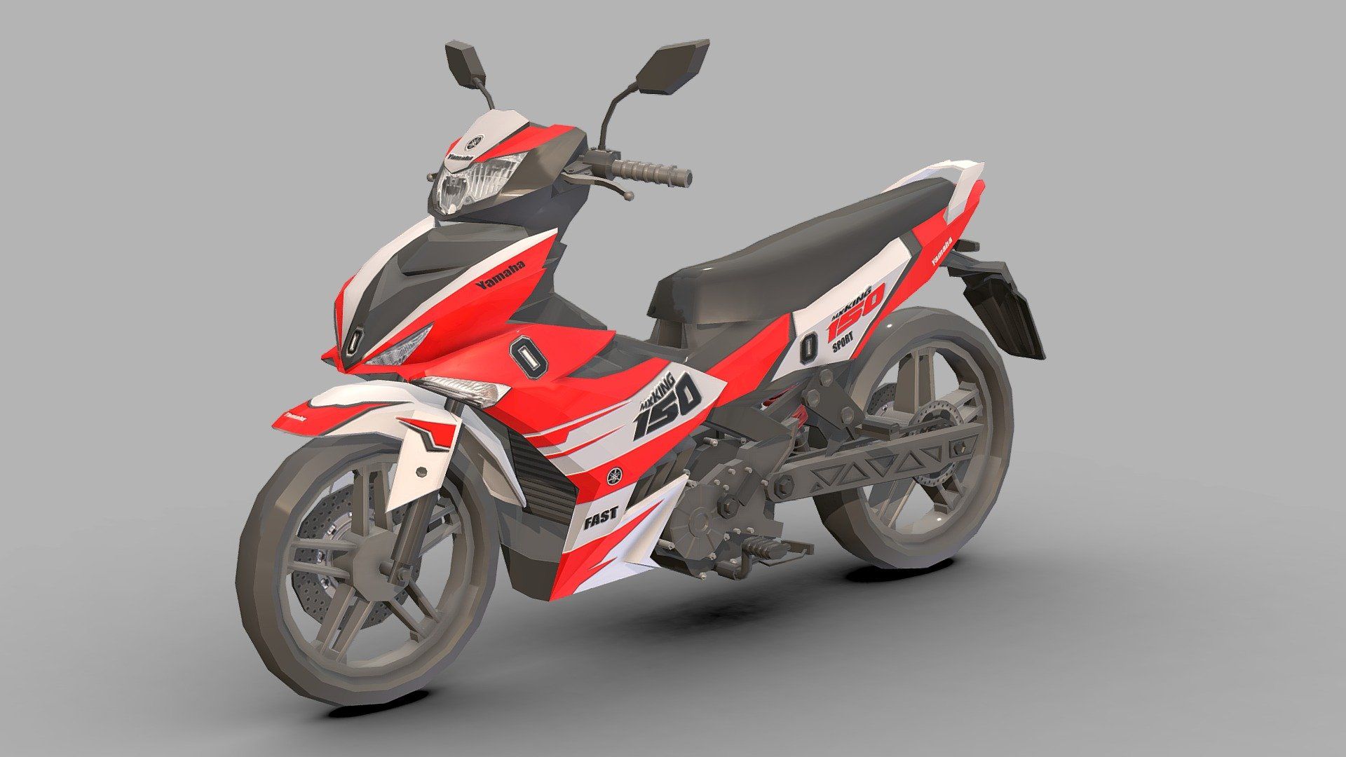 1920x1080 Yamaha Mx King 150 model by Extreme 3Ds Model [a30c550]