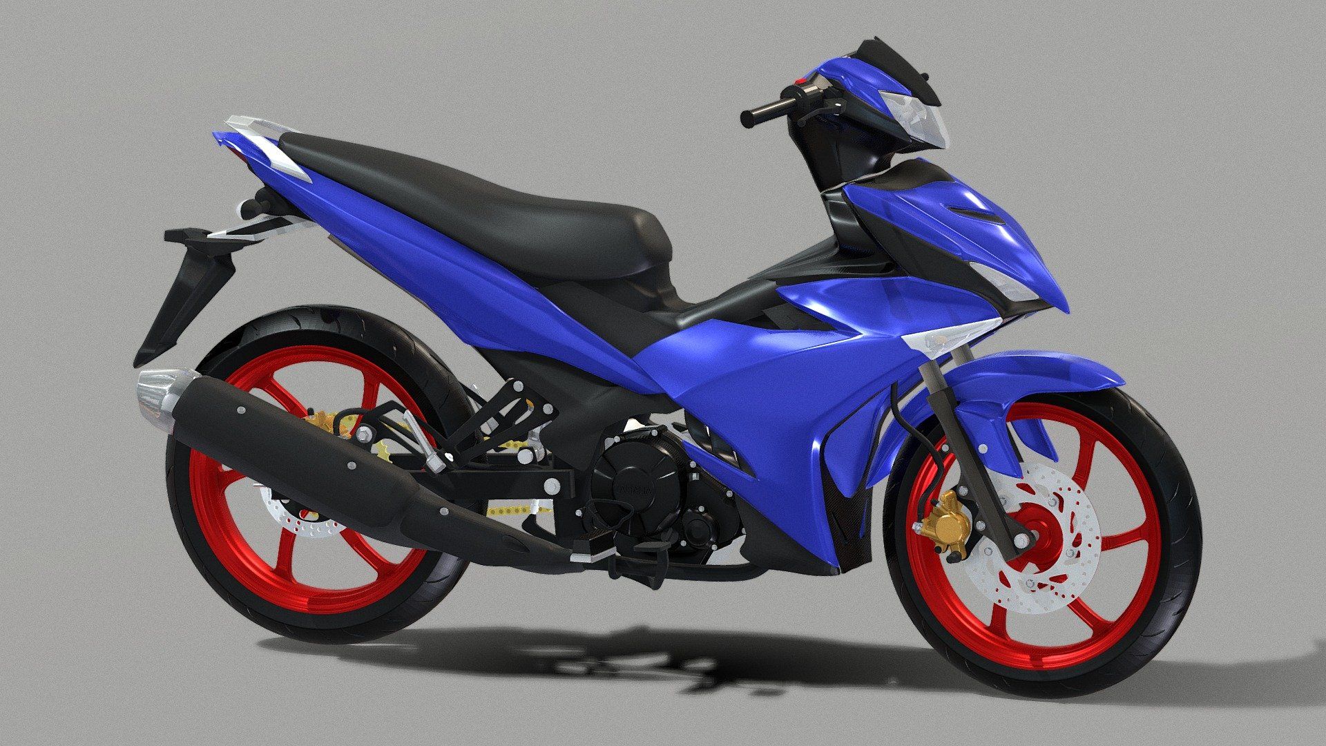1920x1080 Yamaha Mx King 150 model by 3D Automotive Design [e22fbf6]