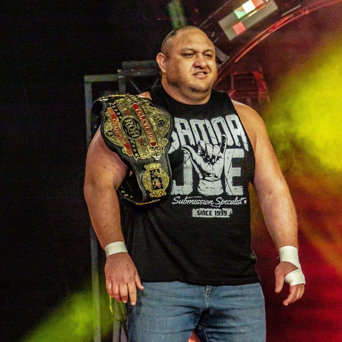 1200x1200 Download Samoa Joe Returning At Aew All Out Wallpaper