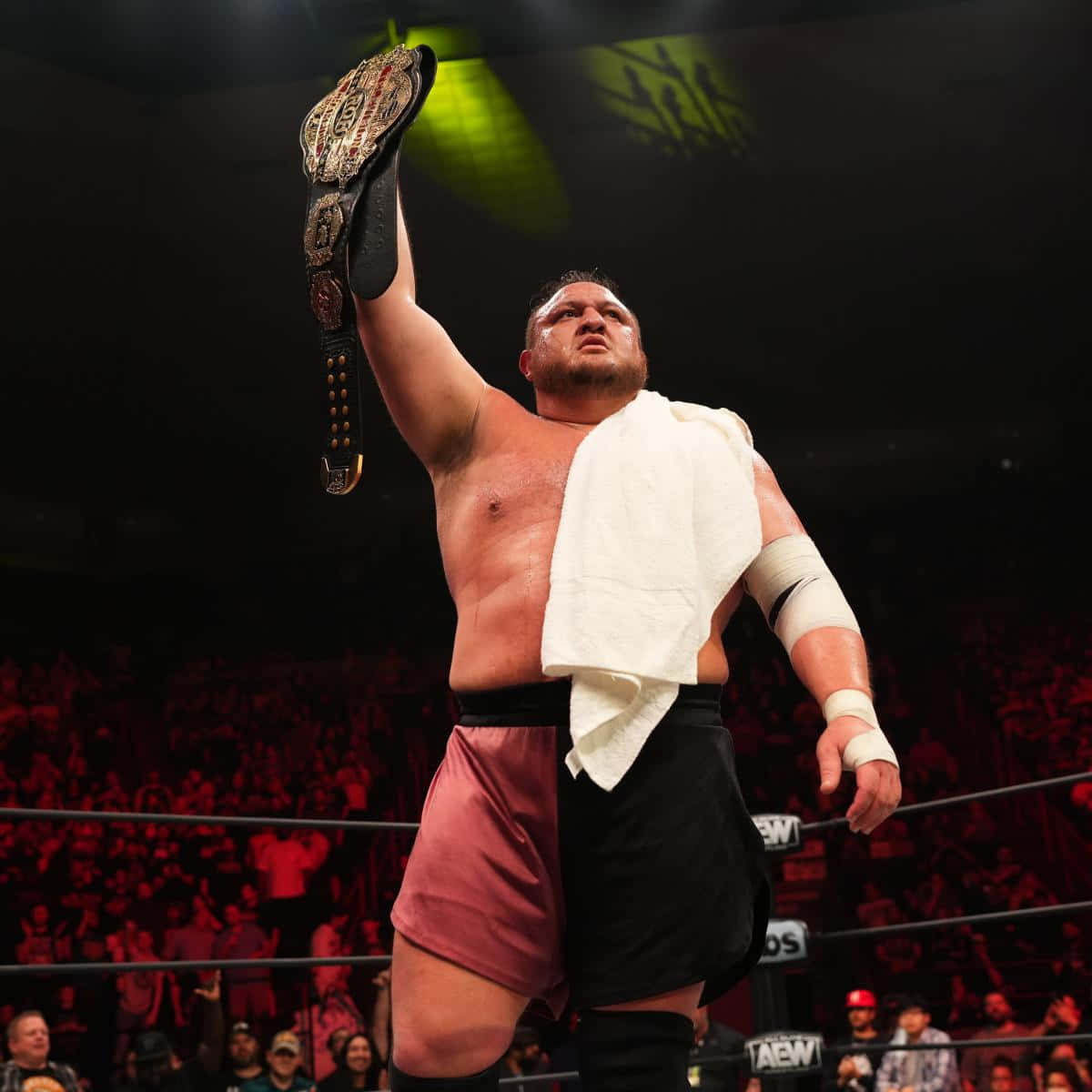 1200x1200 Download Samoa Joe Ring Of Honor World Champion Belt Wallpaper