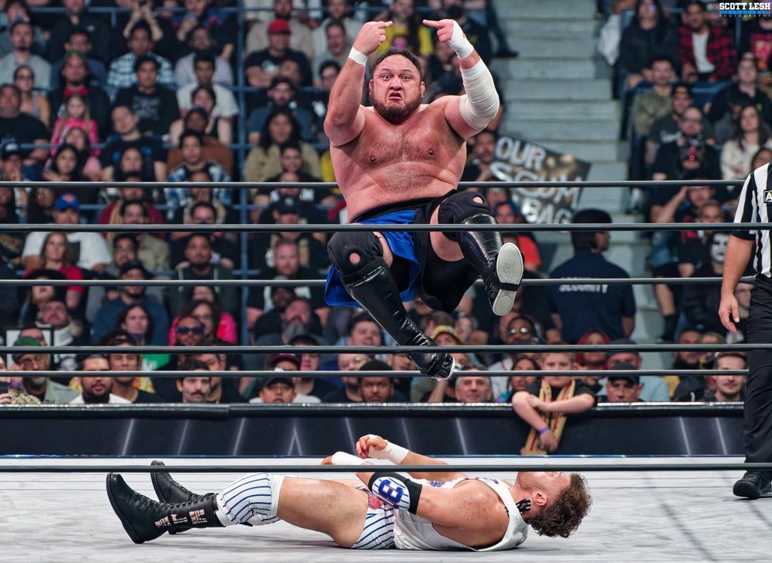 1080x788 A shot I took of Samoa Joe from AEW Dynamite