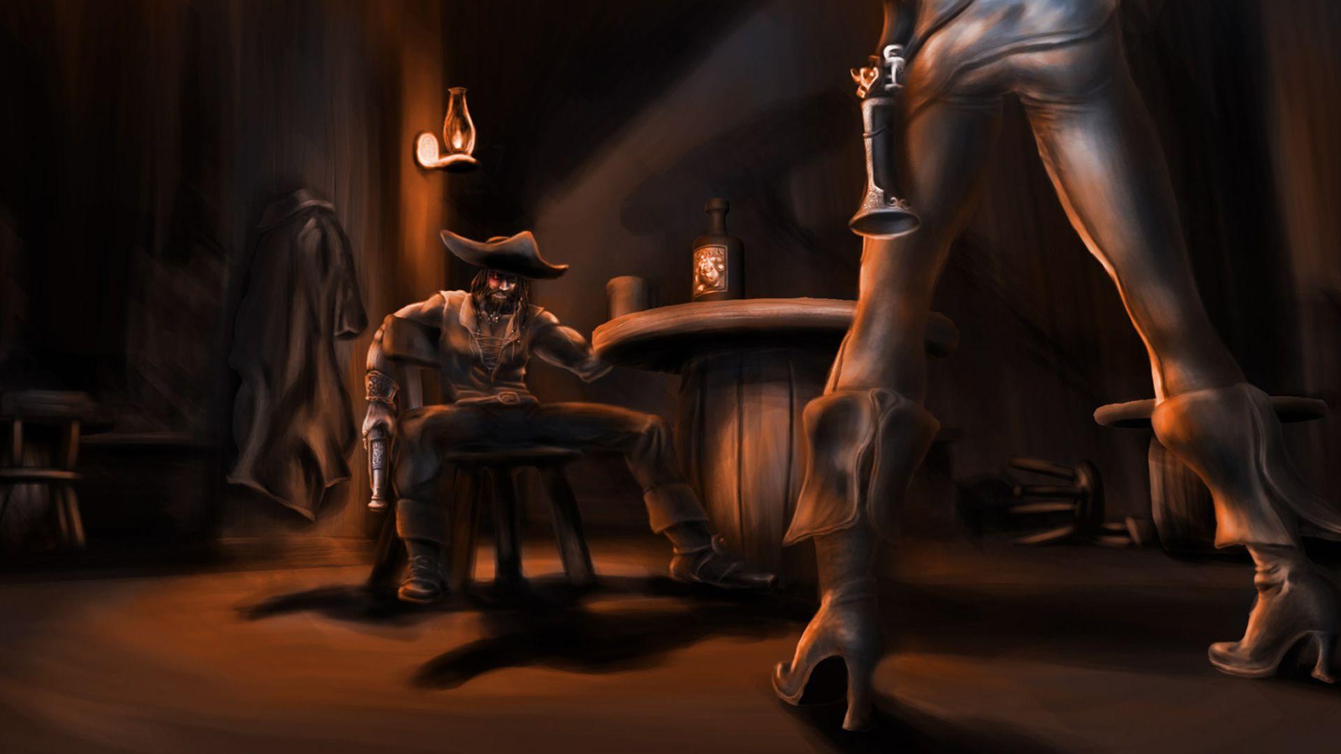 1920x1080 Gangplank vs Miss Fortune Wallpaper