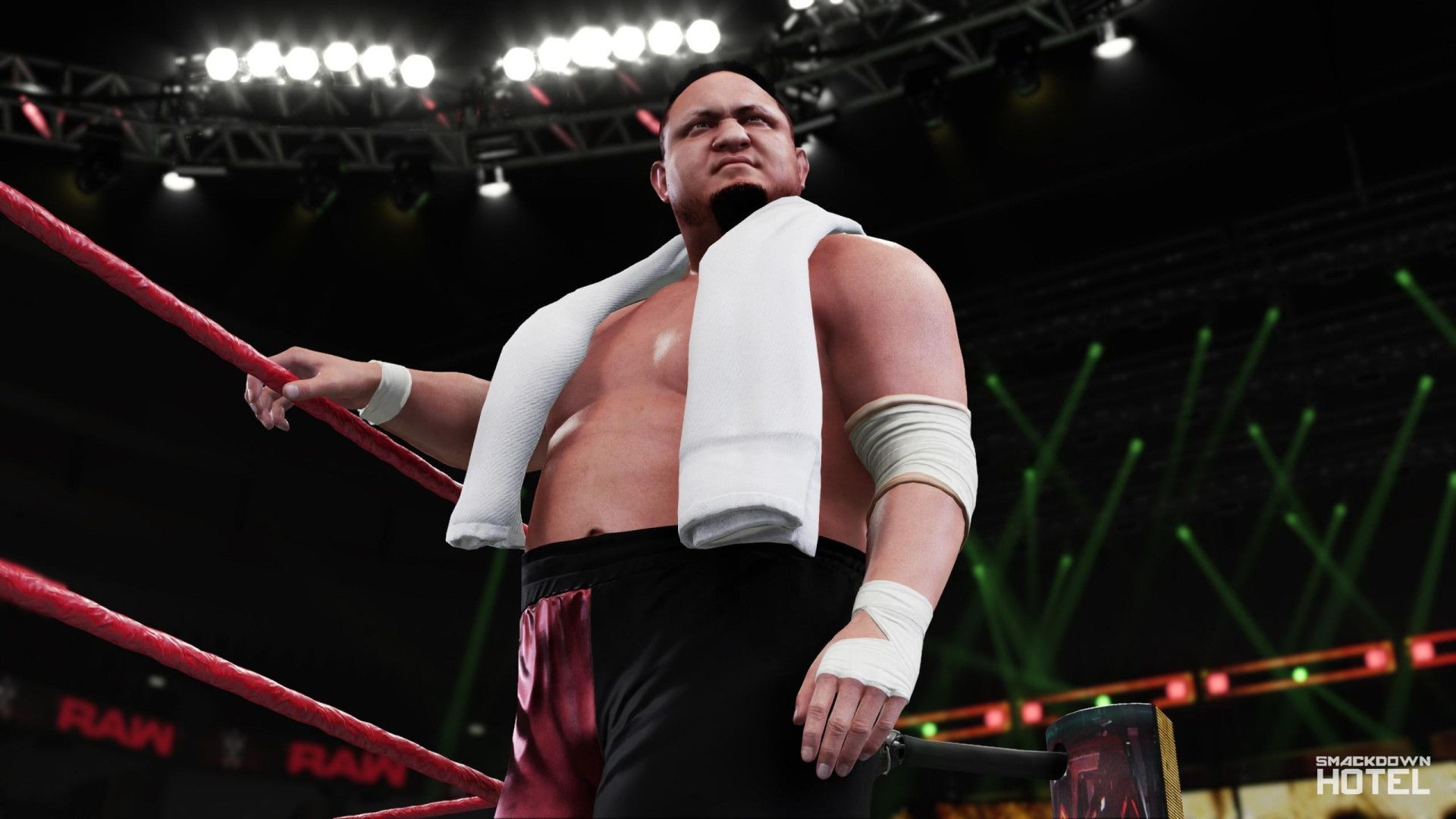 1920x1080 Samoa Joe. WWE 2K18 Roster