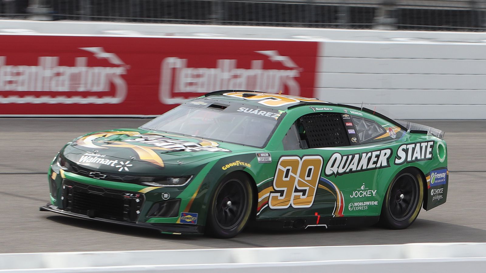 1600x900 No. 99 Trackhouse Racing Quaker State Paint Scheme