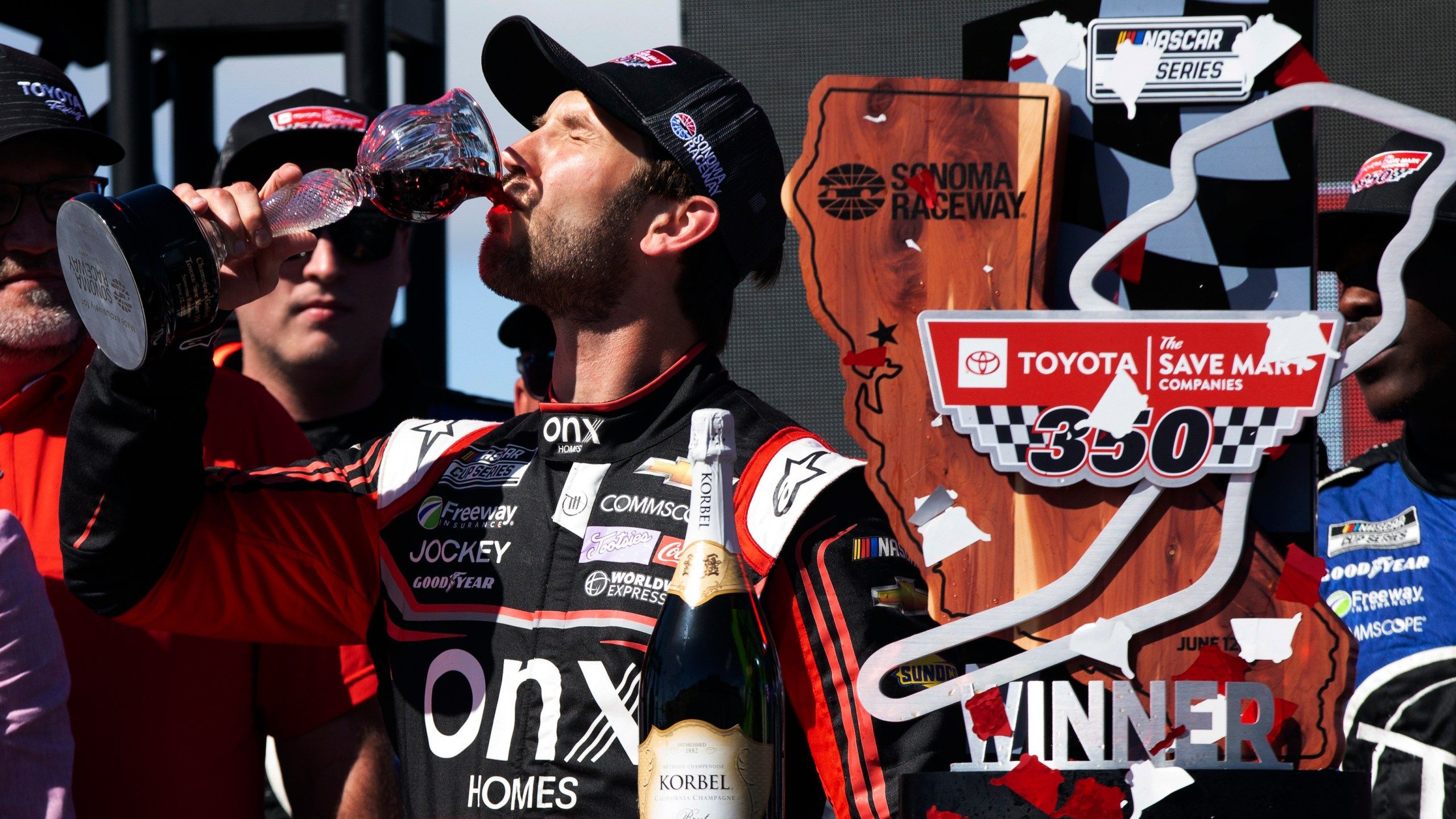 2560x1440 Daniel Suárez grabs historic NASCAR Cup Series win at Sonoma