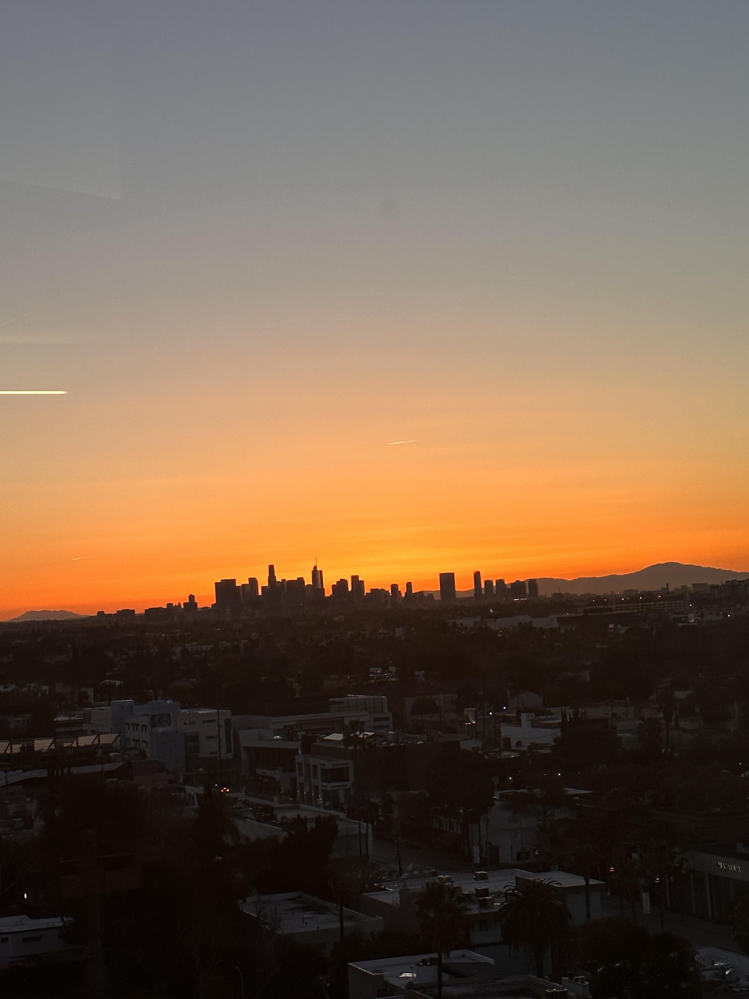 3024x4032 Enjoying the sunrise from my office in West Hollywood