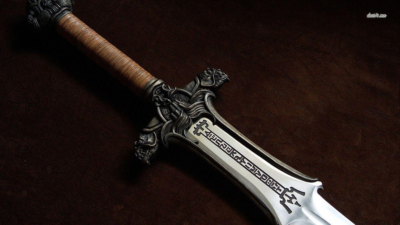 1366x768 Ninja Sword Wallpaper