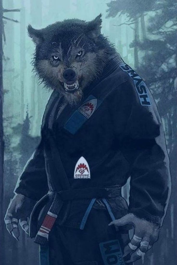 736x1104 Beautiful and dangerous wolf BJJ animals wallpaper