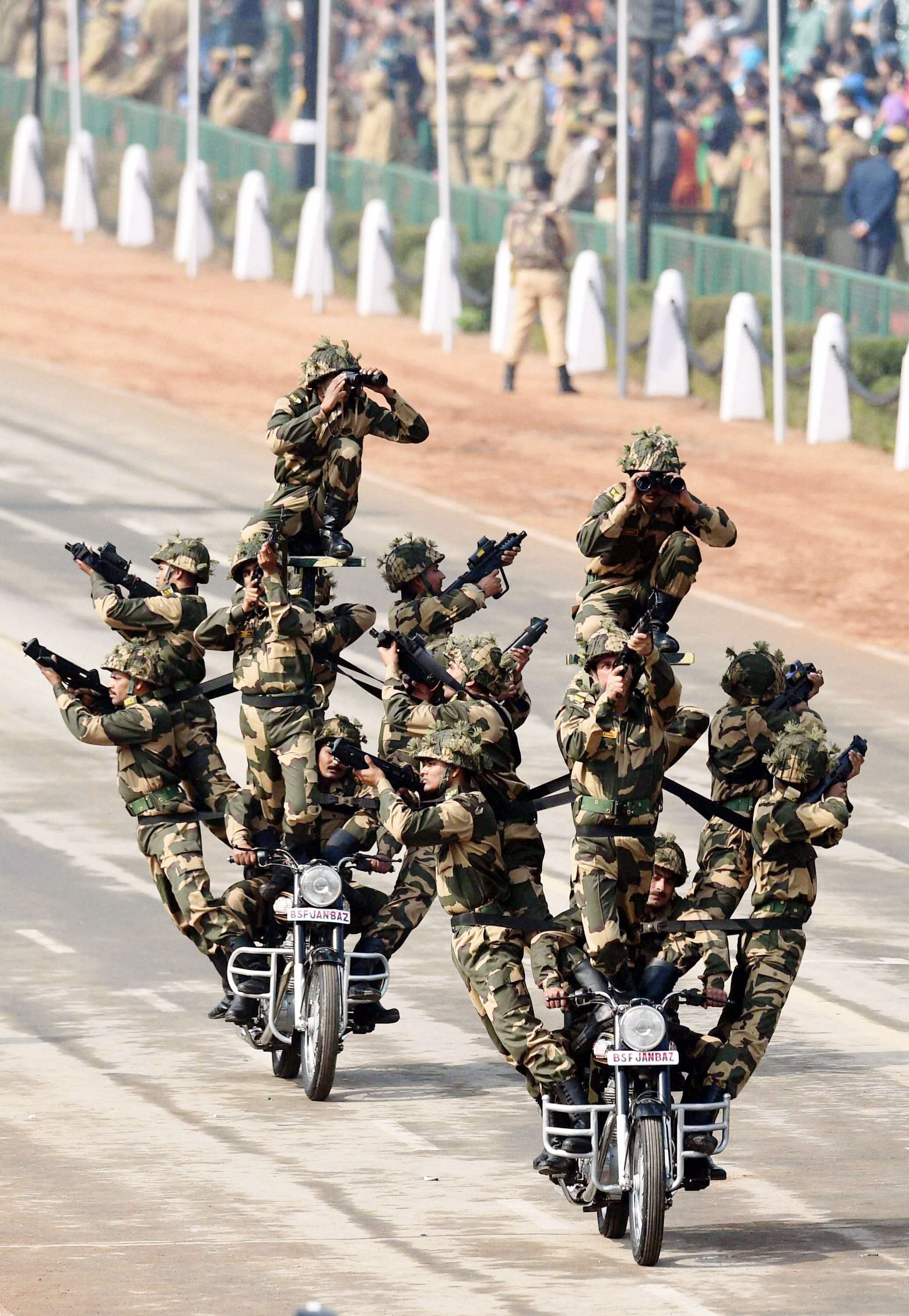 2073x3000 Border Security Force Wallpaper
