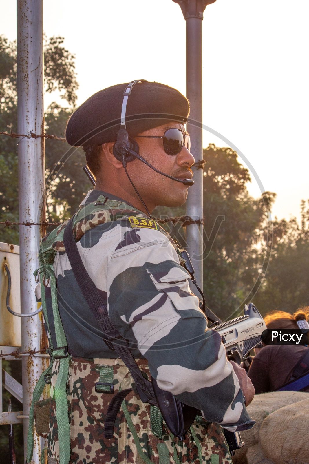 1067x1600 Image Of BSF At Wagah Border QH726878 Picxy
