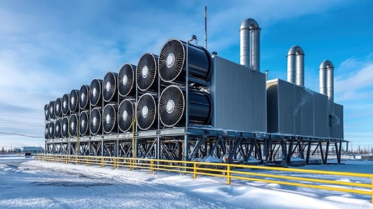 1200x672 Air cooled water chiller. Earth Cooling System