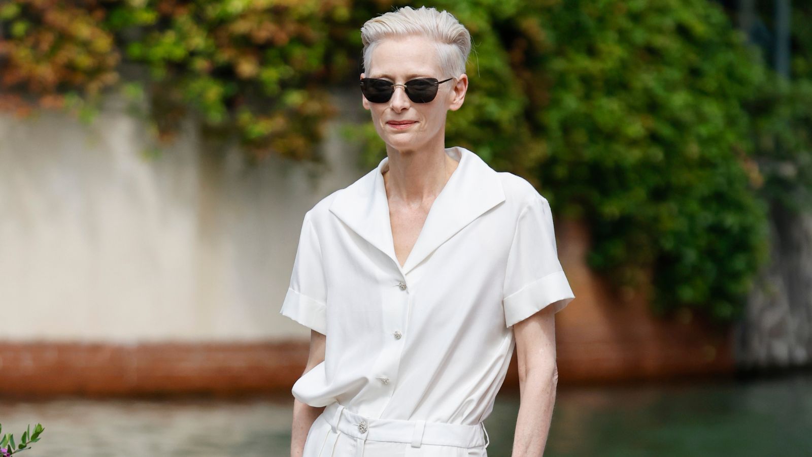 1600x900 Tilda Swinton's all white look is wearable after summer ends. Woman & Home