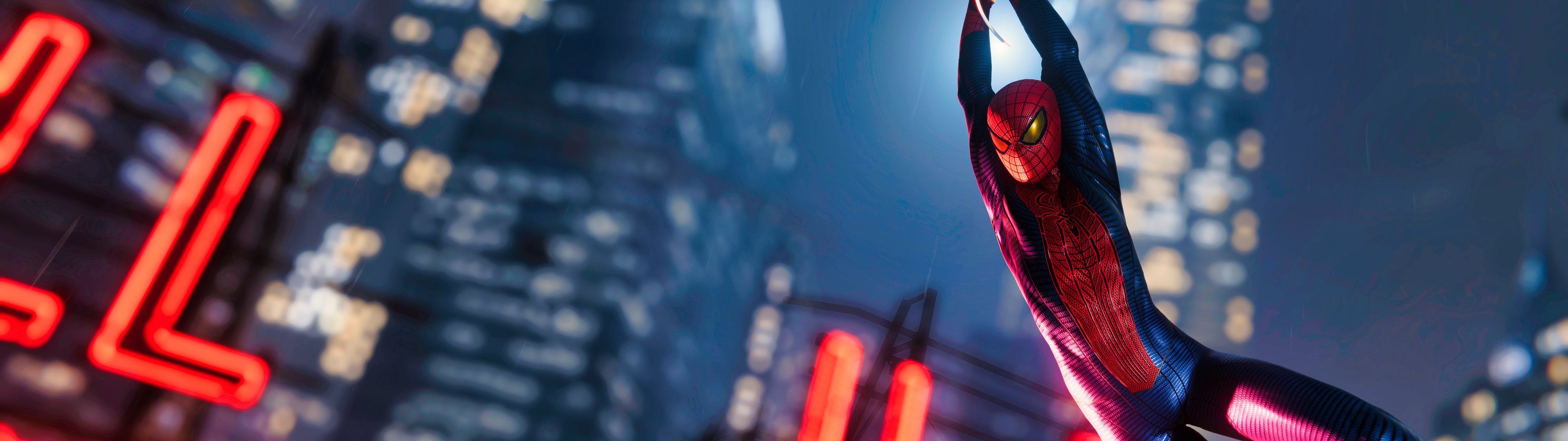 3840x1080 Marvel's Spider Man Wallpaper 4K, PC Games