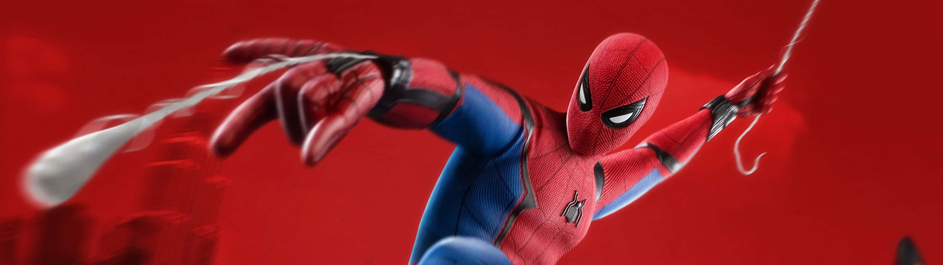 3840x1080 Download Explore the world of Marvel on dual screens Wallpaper