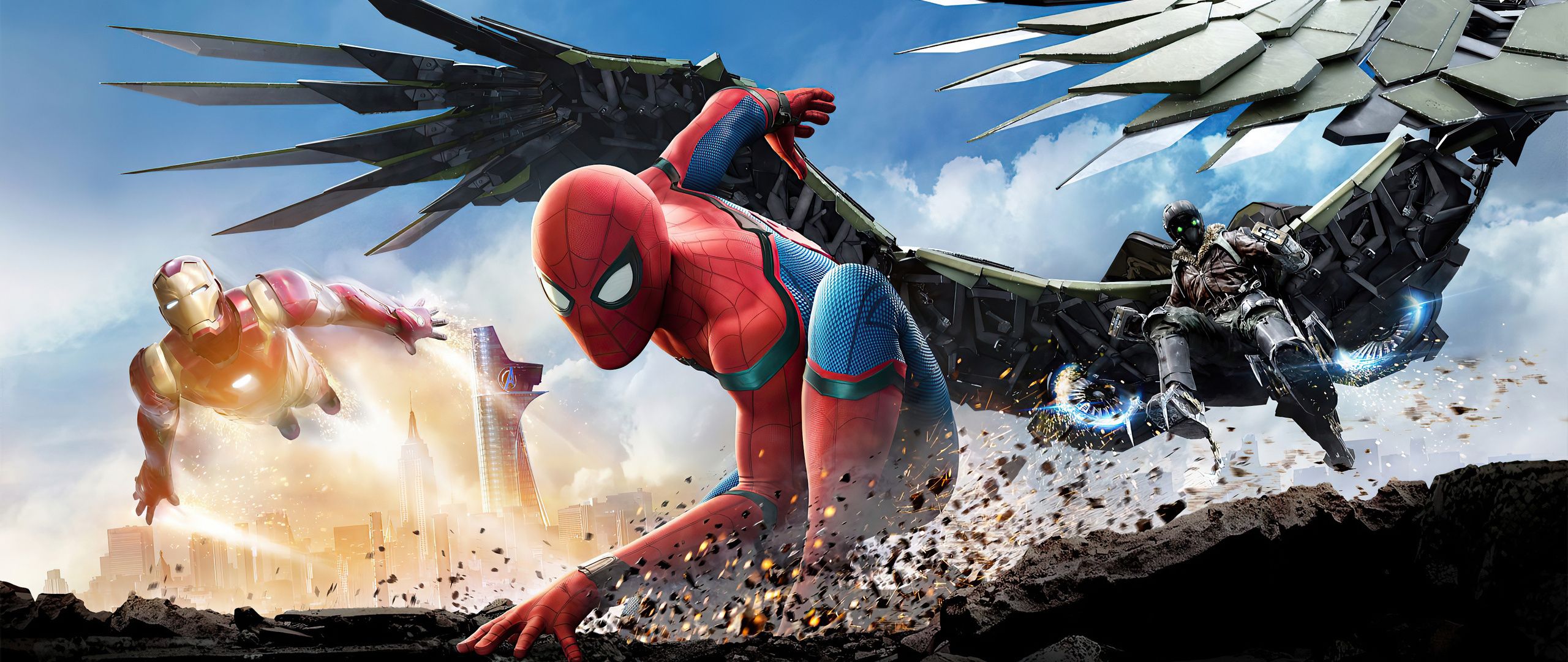 2560x1080 Spider Man: Homecoming Wallpaper