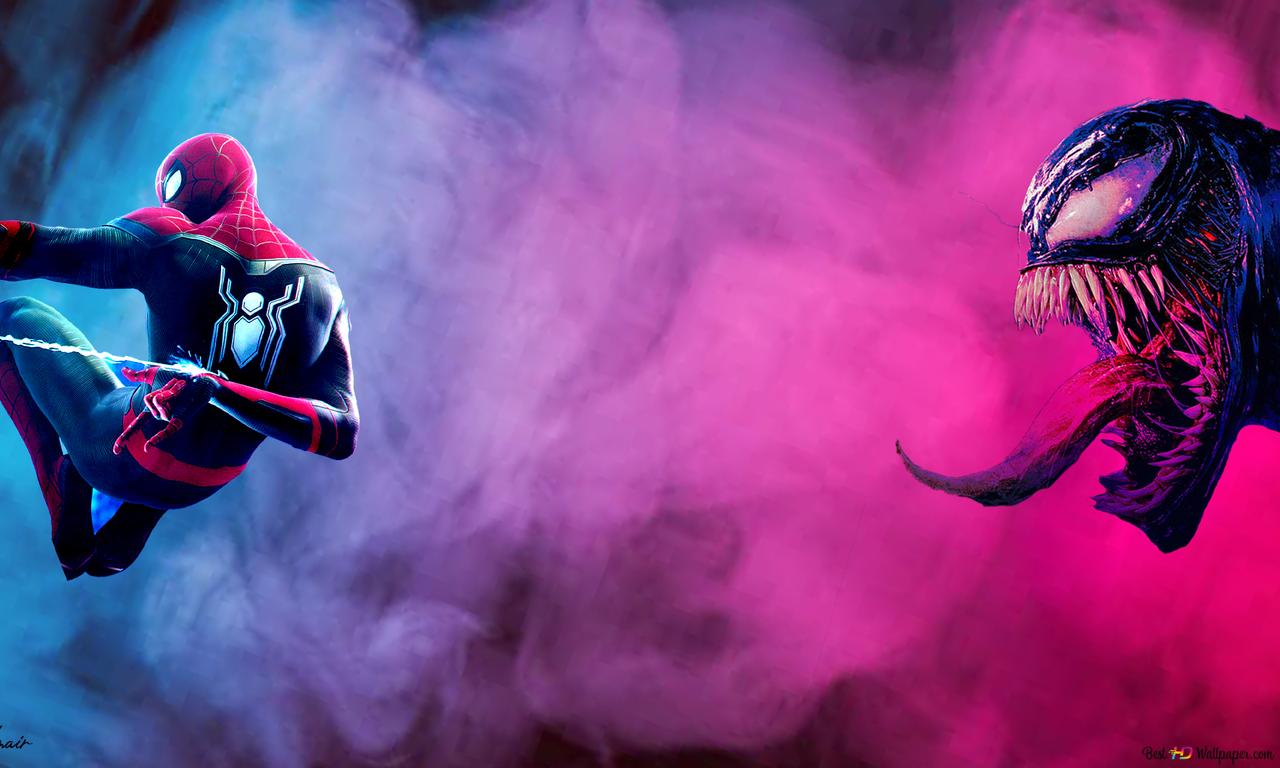 1280x768 Spiderman & Venom HD wallpaper download