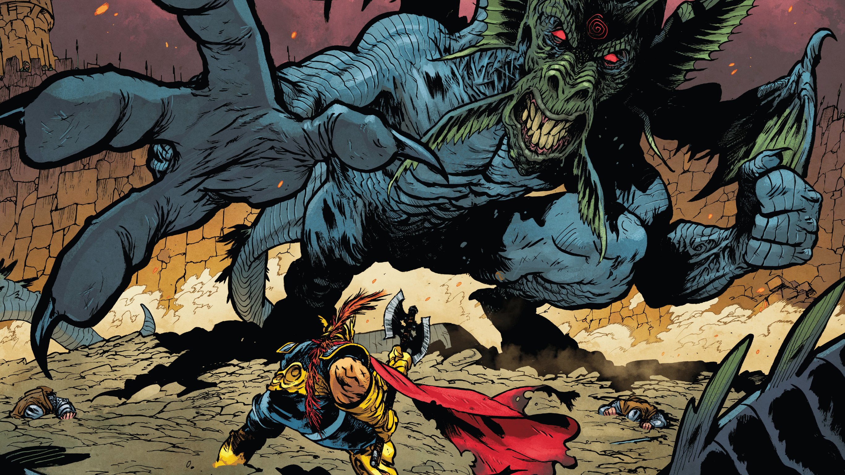 2732x1536 Comic book spreads I use as desktop wallpaper