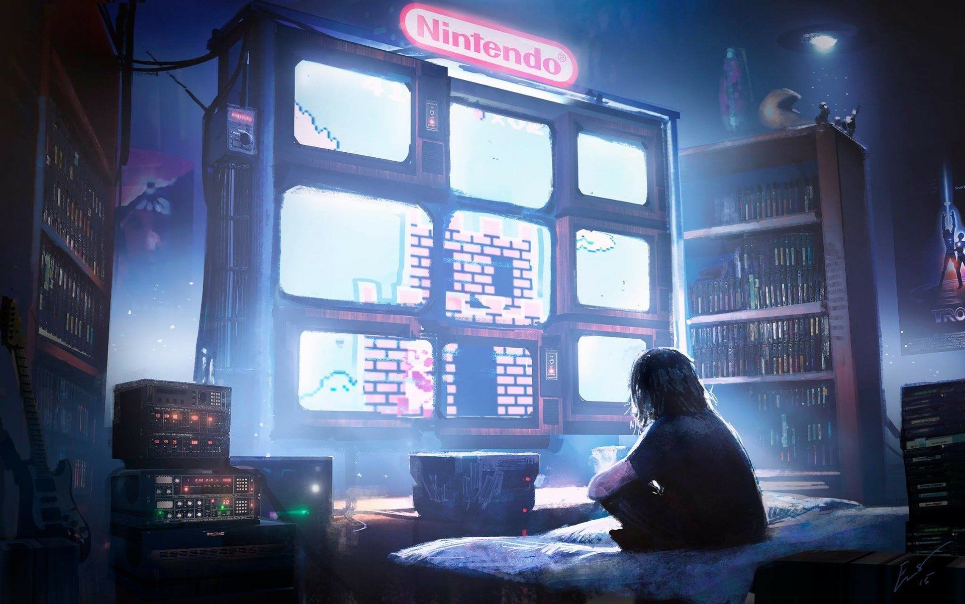 1920x1202 Nostalgic Nintendo: HD Wallpaper for Gamer Dreams by Espen Olsen Sætervikx1202