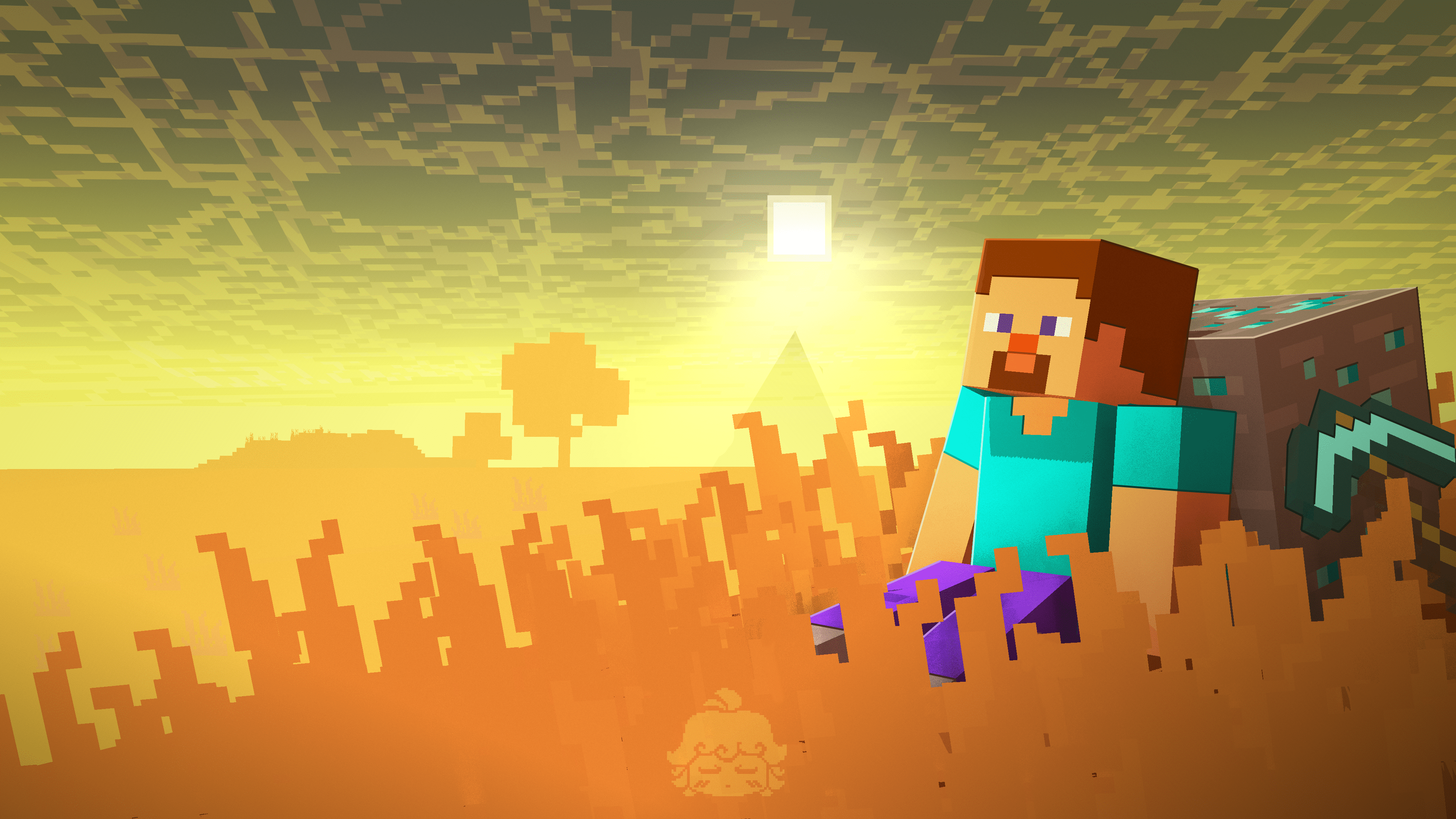 3840x2160 I made Nostalgic Wallpaper! Let's celebrate Minecraft15 one more again!