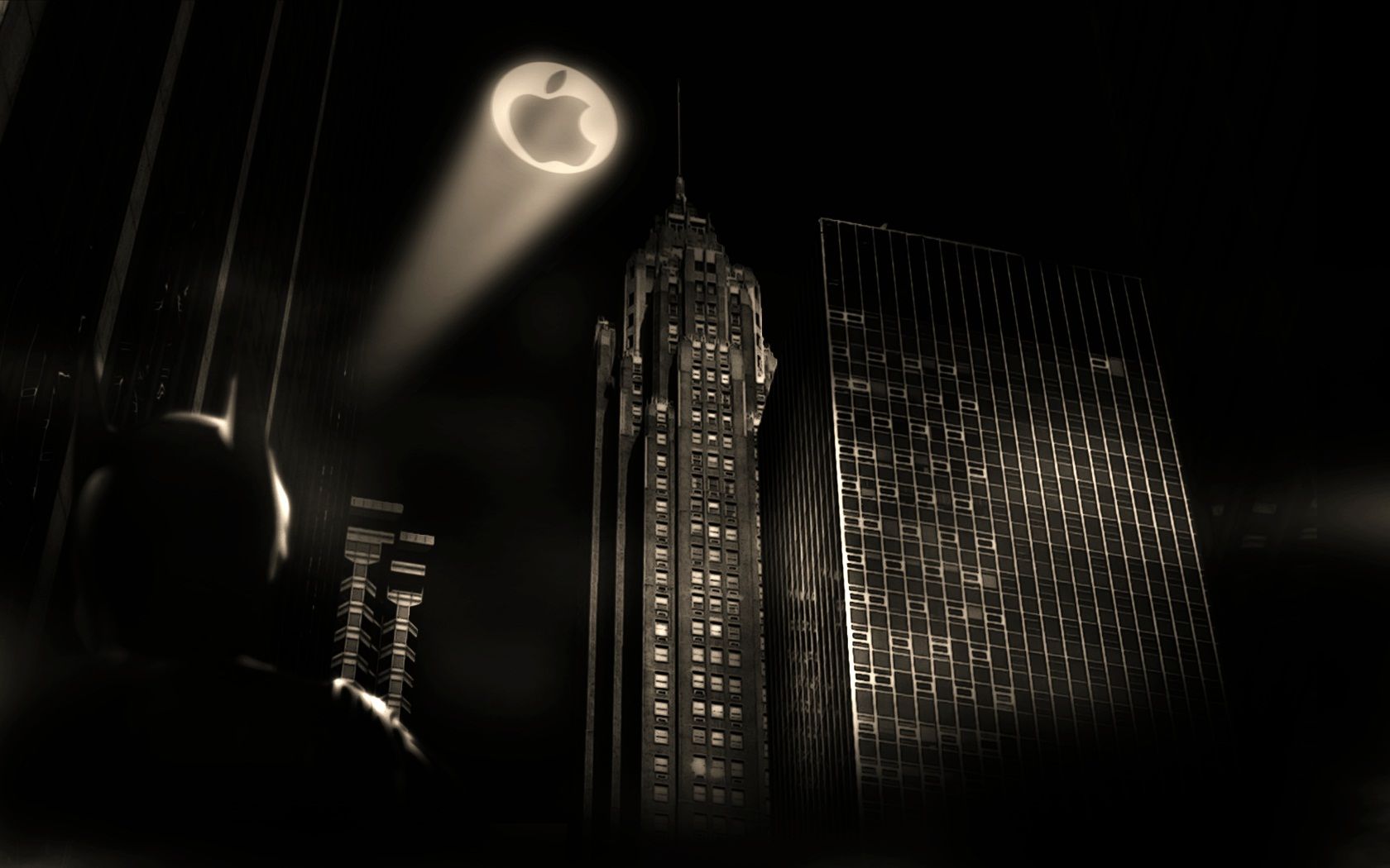 1680x1050 Wallpaper Apples, Apple, Mac, Batman For Mobile And Desktop, Section Hi Tech, Resolution 1680x1050