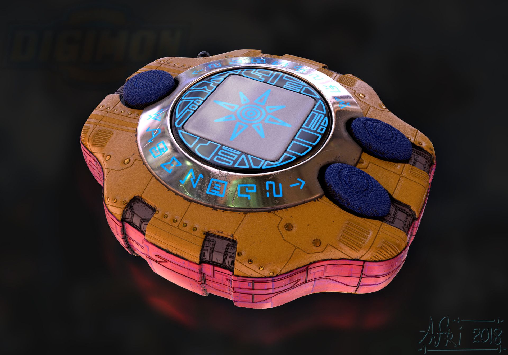 1920x1344 Digivice Stylized