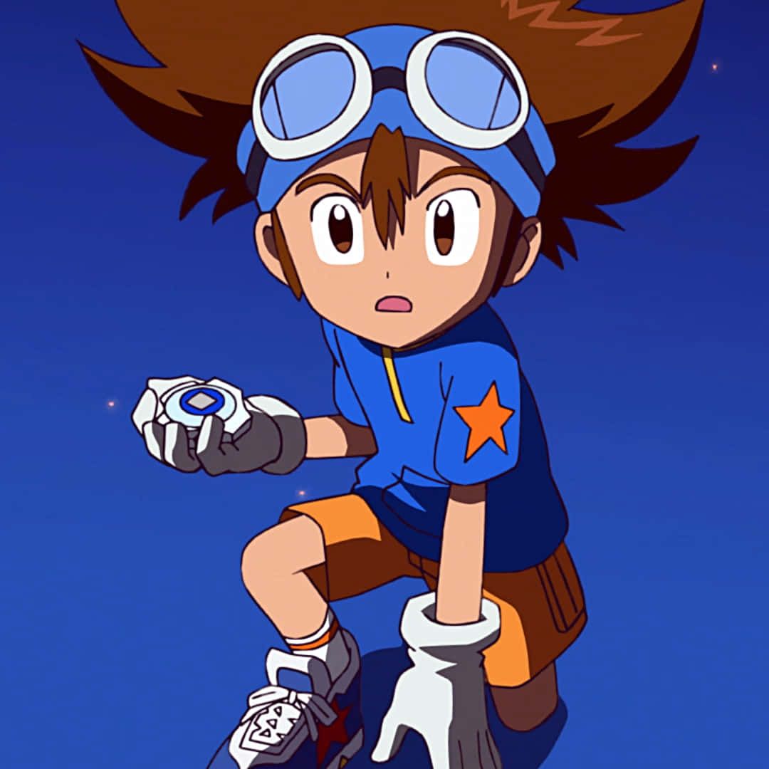 1080x1080 Download Taichi Kamiya, Courageous Leader Of The Digidestined Wallpaper
