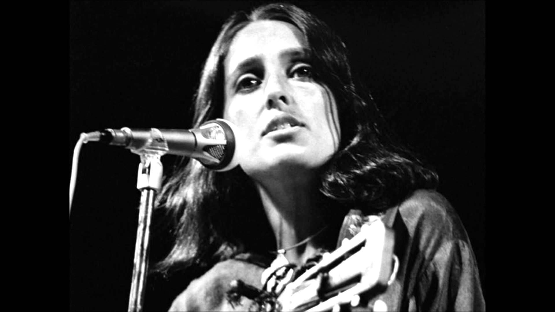 1920x1080 Download American Folk Singer And Songwriter Joan Baez In Lebanon Wallpaper