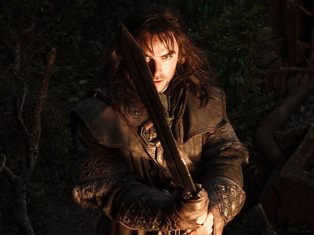 1024x768 Aidan Turner, In The Eyes of Sir Peter Jackson