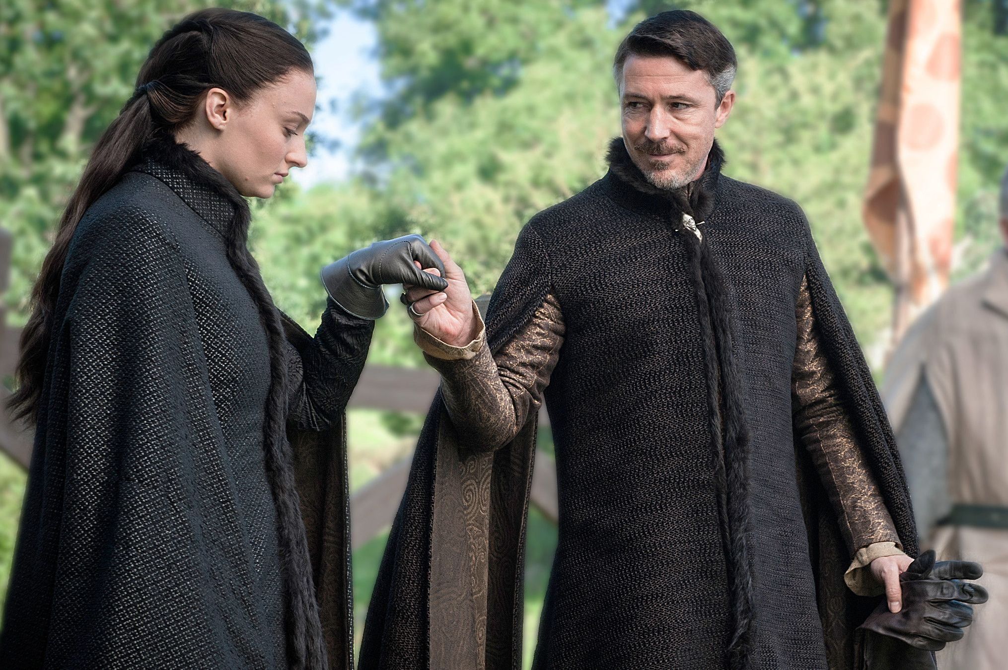 2030x1350 Download Aidan Gillen Sophie Turner Petyr Baelish Sansa Stark TV Show Game Of Thrones HD Wallpaperx1350