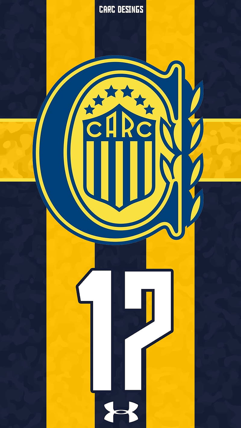 800x1422 Rosario Central, logo, football, time, HD phone wallpaper