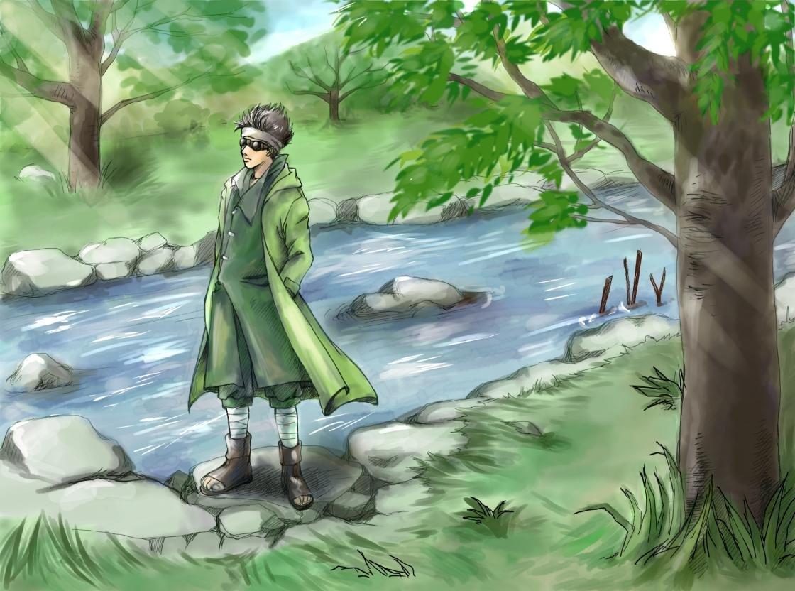 1120x832 Shino Aburame wallpaper HD for desktop background