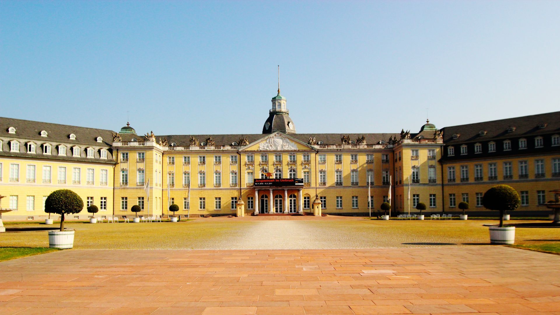1920x1080 Download Man Made Karlsruhe Palace HD Wallpaperx1080