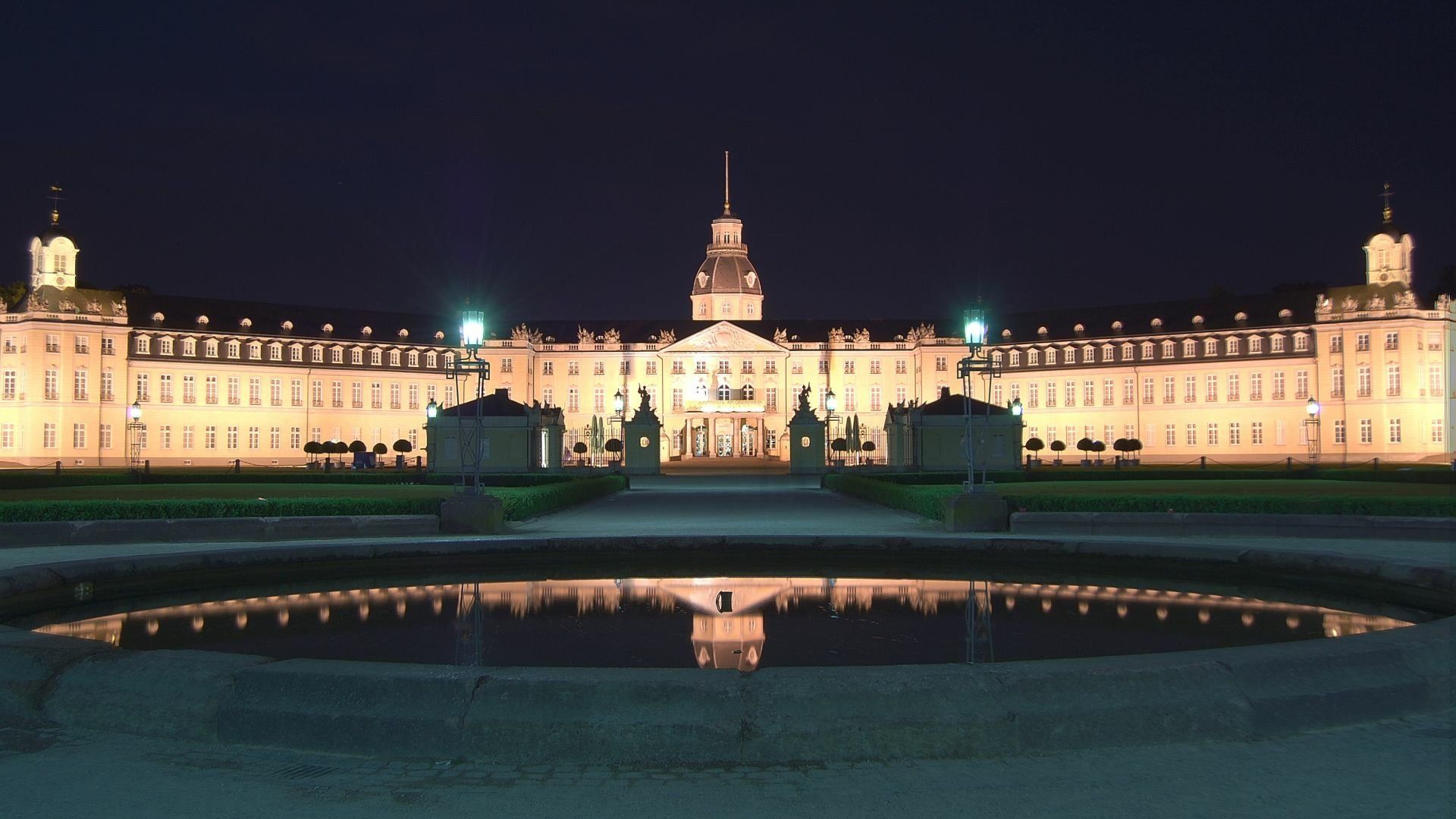 1920x1080 Download Man Made Karlsruhe Palace HD Wallpaperx1080