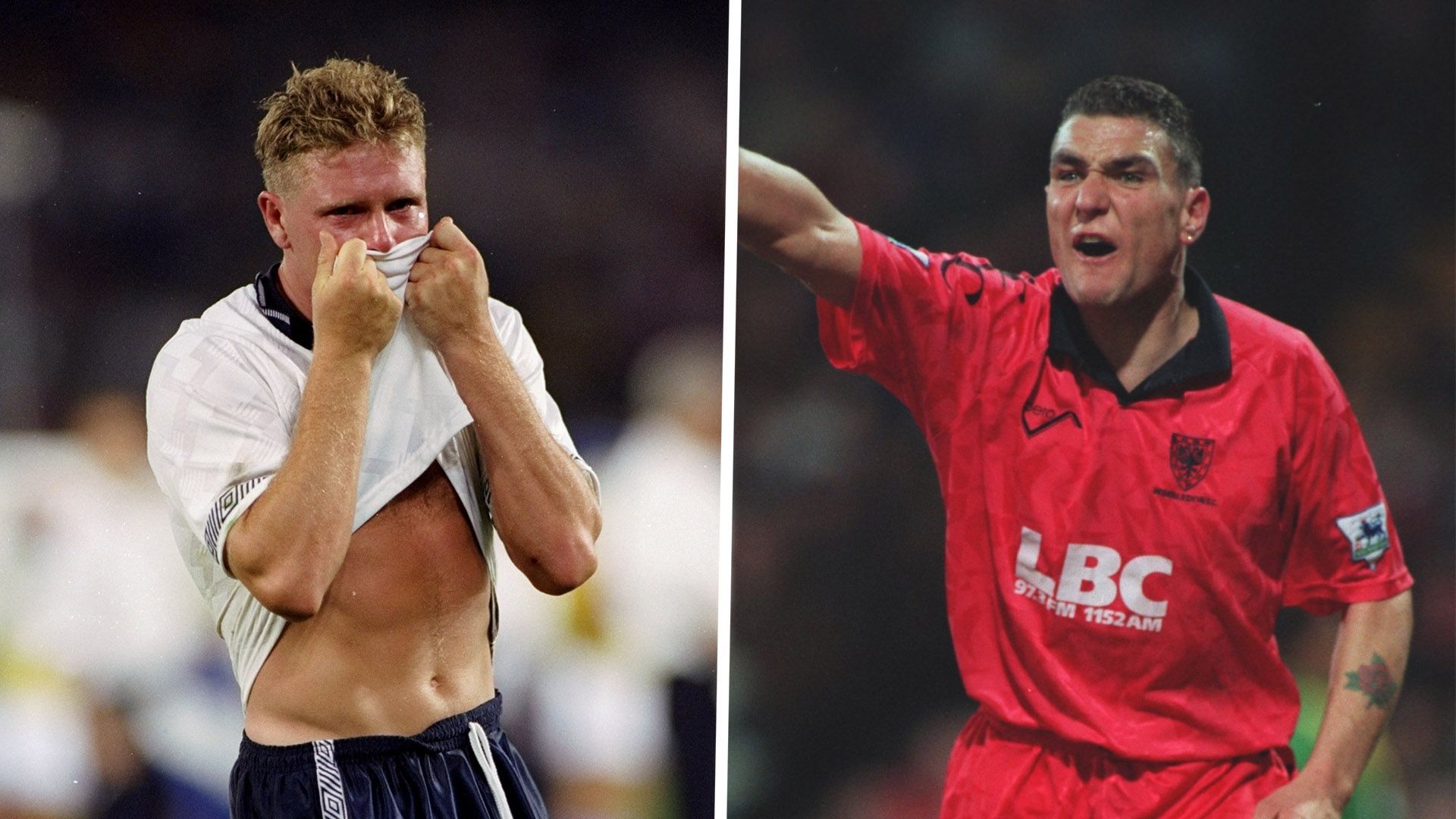 1920x1080 Vinnie Jones & Paul Gascoigne recall iconic crotch grab in Newcastle United vs Wimbledon match