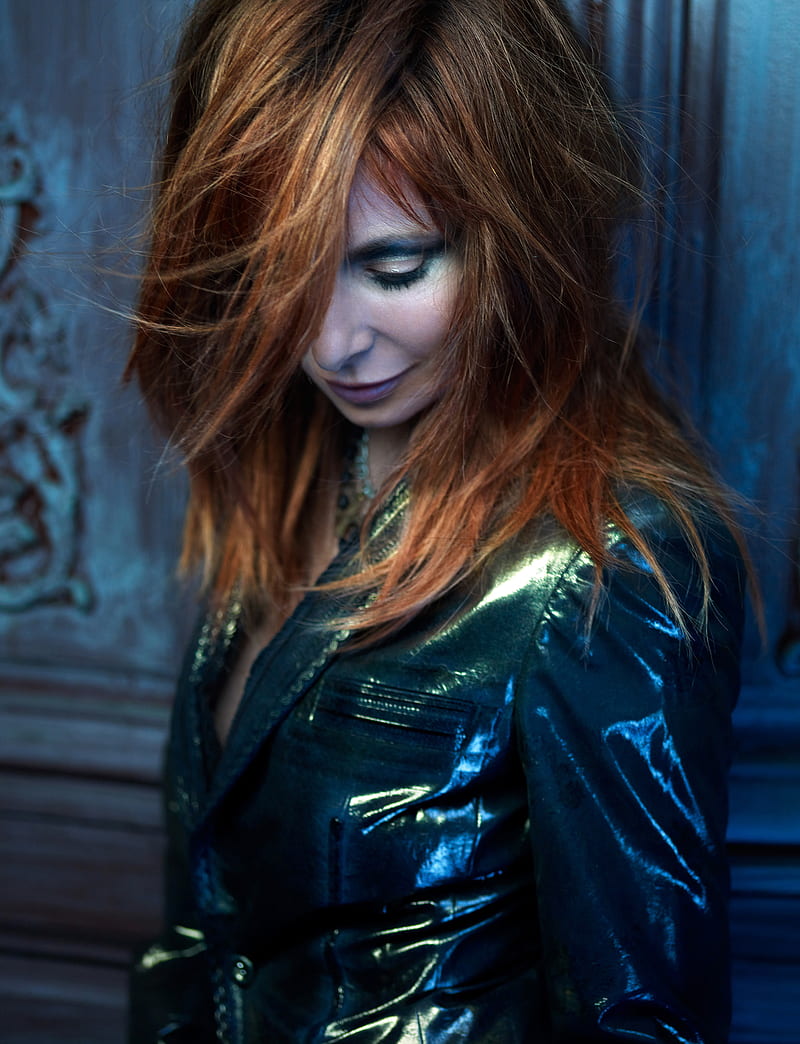 800x1044 Mylène Farmer, singer, French, redhead, HD phone wallpaper