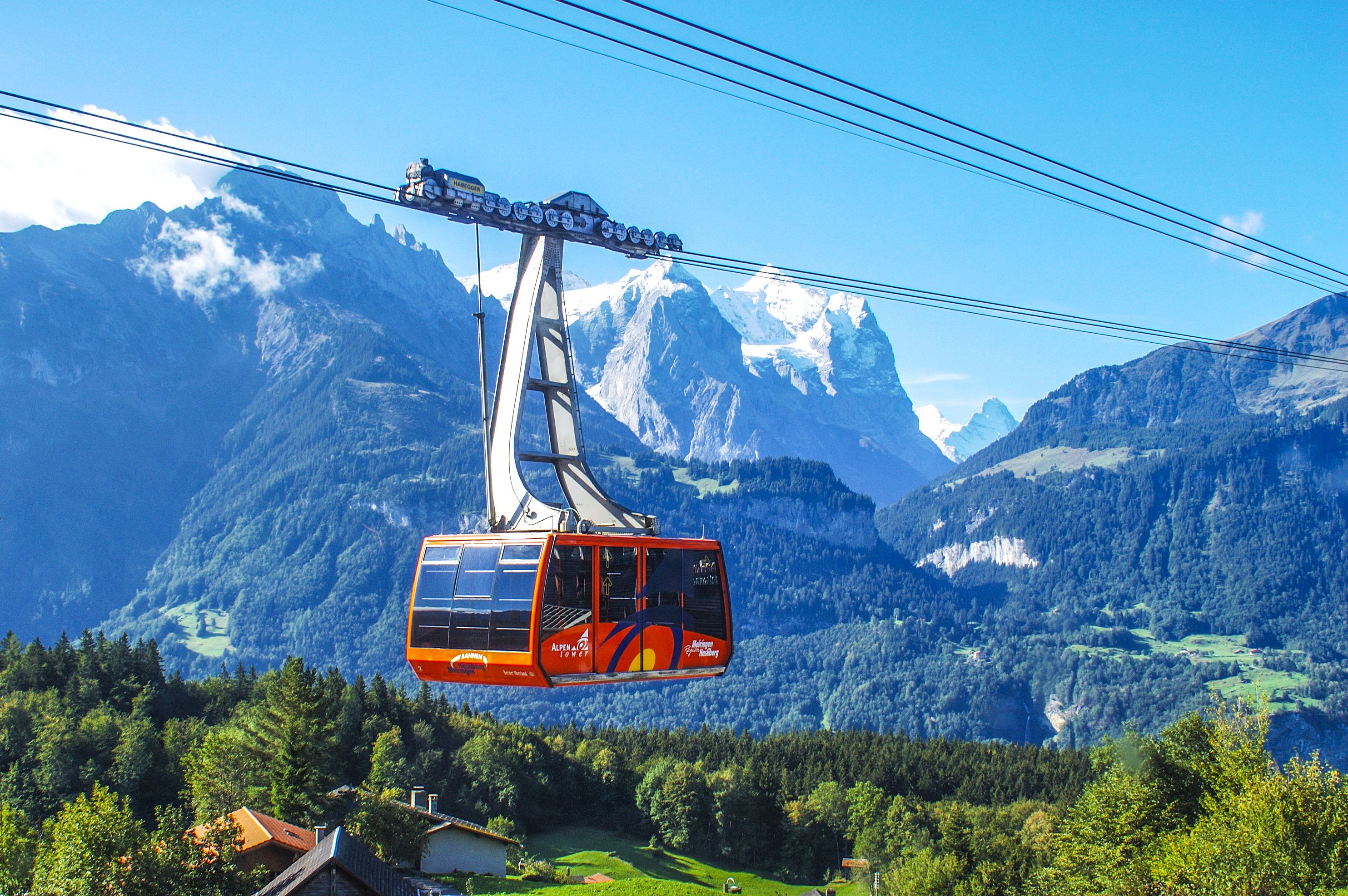 2967x1974 Aerial Tramway Wallpaper