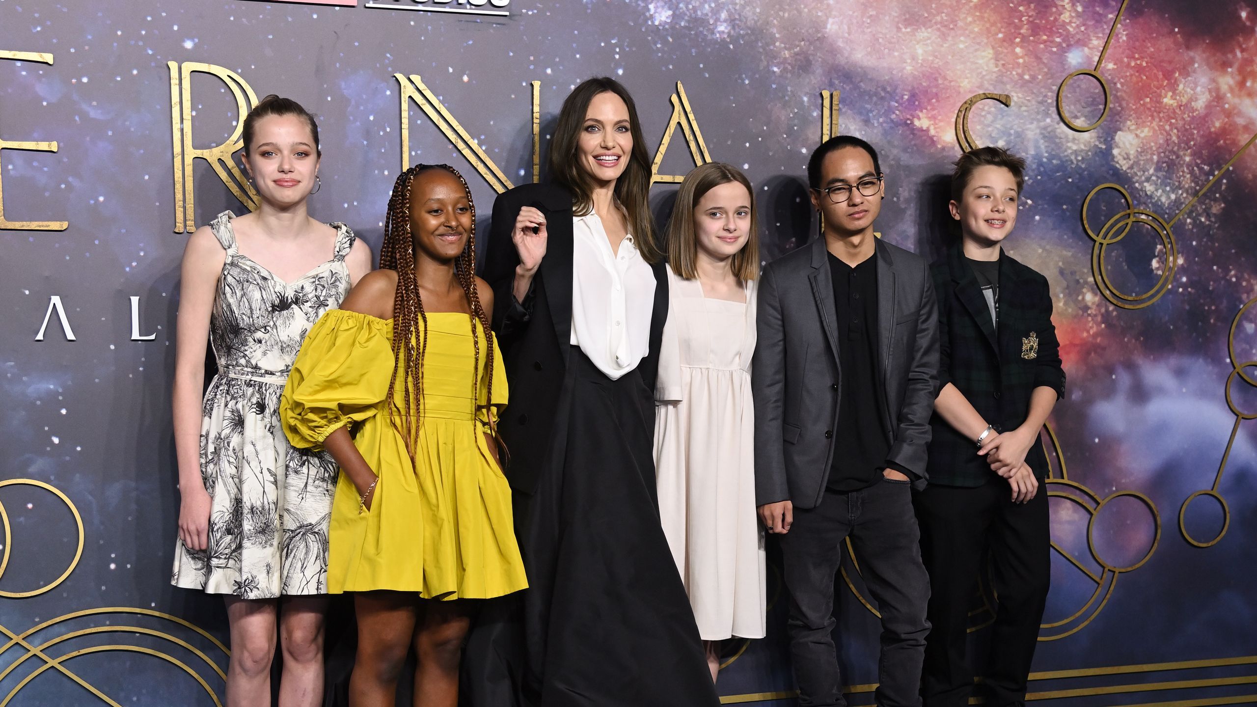 2560x1440 Angelina Jolie's Daughter Shiloh Wore Another of Her Mom's Dresses